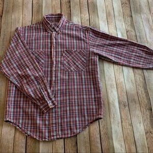 Levi’s men’s plaid casual button down shirt